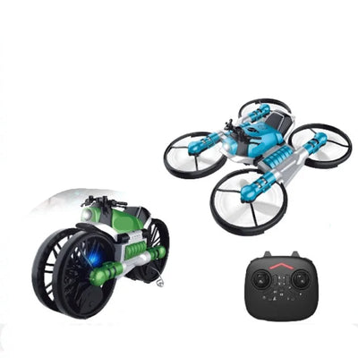2-in-1 RC Drone & Motorcycle